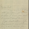 Autograph letter signed to Thomas Jefferson Hogg, [7 March - 12 May 1815]