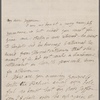 Autograph letter signed to Thomas Jefferson Hogg, 25 April 1815