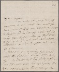 Autograph letter signed to Thomas Jefferson Hogg, 25 April 1815