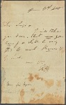 Autograph letter signed to Matthew Gregory Lewis, 6 June 1815