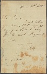 Autograph letter signed to Matthew Gregory Lewis, 6 June 1815