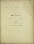 Proof copy of Peacock's Philosophy of Melancholy (London: Bulmer, 1812), with the author's holograph revisions, ? February 1812