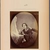 Fig. 79 : Material happiness mixed with pain, from a psychological and aesthetic study of the expression resulting from the conflict of joy and of crying. By covering the left eye, joy of a mother who sees her infant recovering from a serious illness;