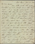 Autograph letter signed to Thomas Jefferson Hogg, 12 January 1811