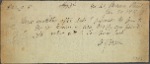 Autograph promissory note signed to Joseph Warner, 30 January 1811
