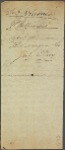 Autograph promissory note signed to Joseph Warner, 30 January 1811