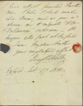 Autograph letter signed to Timothy Shelley, 17 February 1811