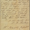 Autograph letter signed to John Joseph Stockdale, [11 April 1811]