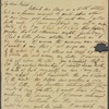 Autograph letter unsigned to Thomas Jefferson Hogg, 18 April 1811
