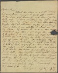 Autograph letter unsigned to Thomas Jefferson Hogg, 18 April 1811
