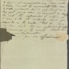 Autograph letter unsigned to Thomas Jefferson Hogg, 17 May 1811