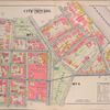 Newark, V. 1, Double Page Plate No. 6 [Map bounded by Passaic River, Centre St., Park Pl., W. Park St., Warren St., Plane St., James St.]