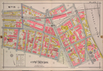 Newark, V. 1, Double Page Plate No. 7 [Map bounded by State St., Grant St., Passaic River, Lombardy St., James St., Boyden St.]