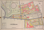 Newark, V. 1, Double Page Plate No. 8 [Map bounded by 7th Ave., Boyden St., James St., Sussex Ave., Orange St., Morris Canal]