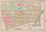 Newark, V. 1, Double Page Plate No. 9 [Map bounded by Parker St., 4th Ave., Stone St., 7th Ave.]