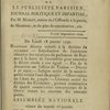 L'Ami du peuple, ou, le Publiciste parisien 