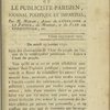 L'Ami du peuple, ou, le Publiciste parisien 