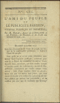 L'Ami du peuple, ou, le Publiciste parisien 