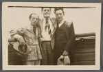 Henry Cowell with Richard Buhlig and Wesley Kuhnle