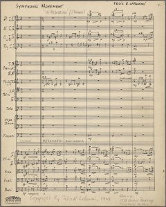 Felix Labunski papers