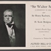 "Sir Walter Scott" (a mezzotint in color) after Sir Henry Raeburn, R.A. by H. Scott Bridgwater...Alfred Bell & Co....London...