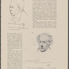 Portrait sketch of Sir Walter Scott by Horace Vernet (never previously published) ; Portrait sketch of Chateaubriand by Horace Vernet (never previously published).