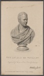 The author of Waverly. Engraved by Thompson from a bust by Chantry.