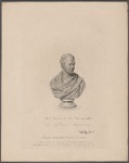 The author of Waverly. Engraved by Thompson from a bust by Chantry. Walter Scott. Presented with the Court journal of 6, Oct. 1832.