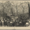 Unveiling the statue of Sir Walter Scott in Central Park, New York.