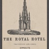 The Royal Hotel (MacGregor late Gibbs) opposite Scott Monument.