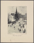 Sir Walter Scott's monument from the Waverly Bridge, Edinburgh.