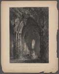 Dryburgh Abbey: the grave of Scott