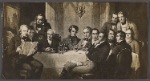 [x 4846. Scott and his literary friends. From an engraving by J. Sartain after painting by Thomas Faed. New York Public Library.]