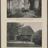 Interior of Carlisle Cathedral. The chairs mark the spot where Scott and Miss Carpenter stood at the marriage ceremony ; Lasswade cottage on the Esk. First summer home of the Scotts.