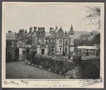 The garden front, Abbotsford. From a photograph.