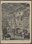 The library, Abbotsford, with portrait of Sir W. Scott's eldest son.