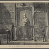 Bust of Sir Walter Scott in the library at Abbotsford.