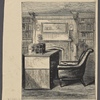 The study, Abbotsford, with Sir W. Scott's chair and writing table.