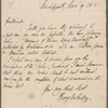 Autograph letter signed to Lackington, Allen & Co., 9 Nov 1815