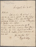 Autograph letter signed to Lackington, Allen & Co., 9 Nov 1815