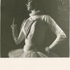 Informal photo of Jillana in costume for "Fanfare", possibly backstage during a performance. 