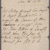 Autograph note unsigned, third person, to Brooks, Son and Dixon, 11 January 1816