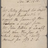 Autograph note unsigned, third person, to Brooks, Son and Dixon, 11 January 1816