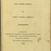 Holograph revisions of "The Daemon of the World" in a copy of his Alastor (1816)