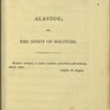 Holograph revisions of "The Daemon of the World" in a copy of his Alastor (1816)
