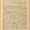 Autograph letter to William Godwin, 18 February 1816