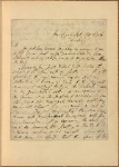 Autograph letter to William Godwin, 18 February 1816