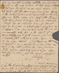 Autograph letter signed to William Godwin, 21 February 1816