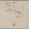 Autograph letter signed to William Godwin, 25 February 1816