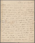 Autograph letter to William Whitton, 27 February 1816